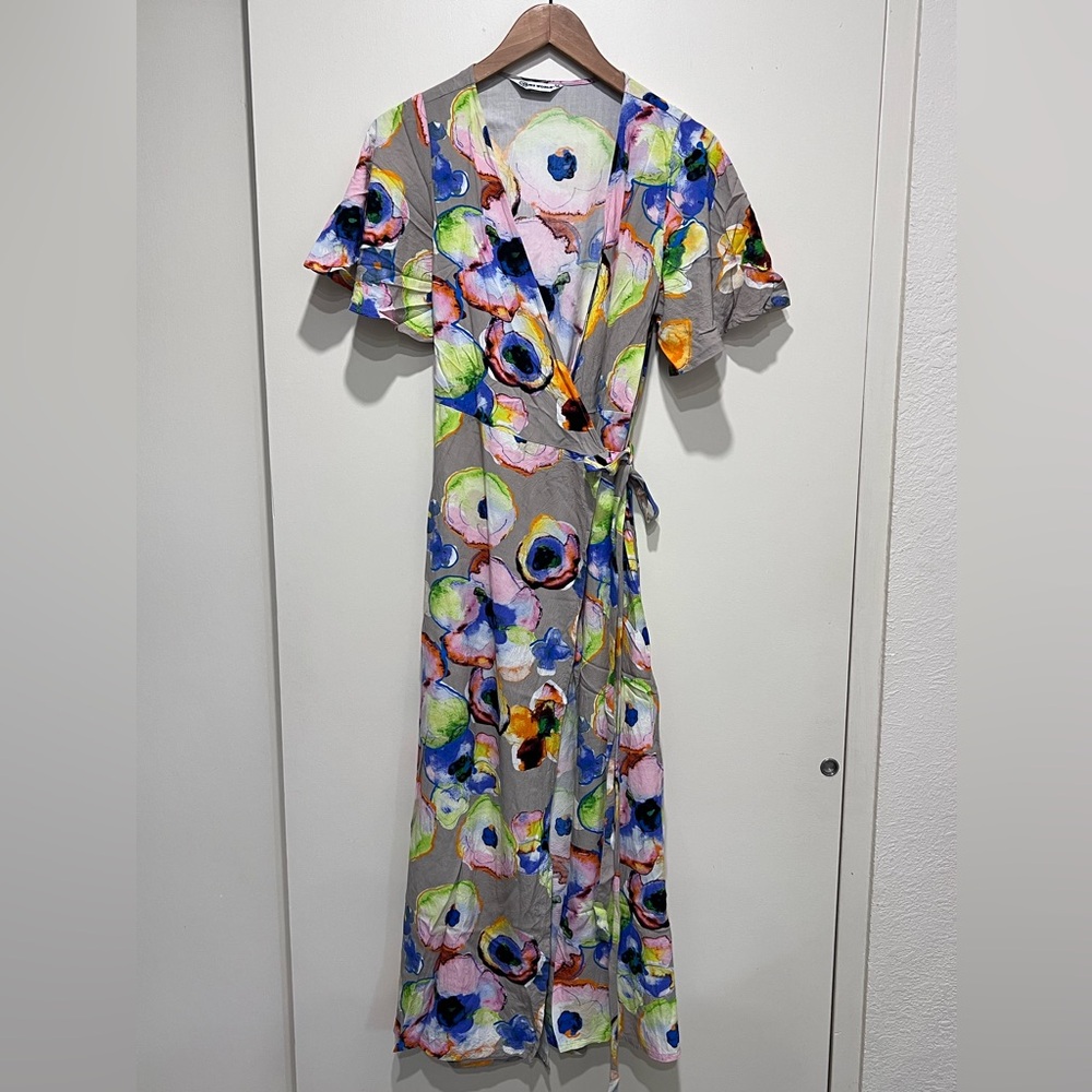 Jams World Mystic Pond Wrap Maxi Dress